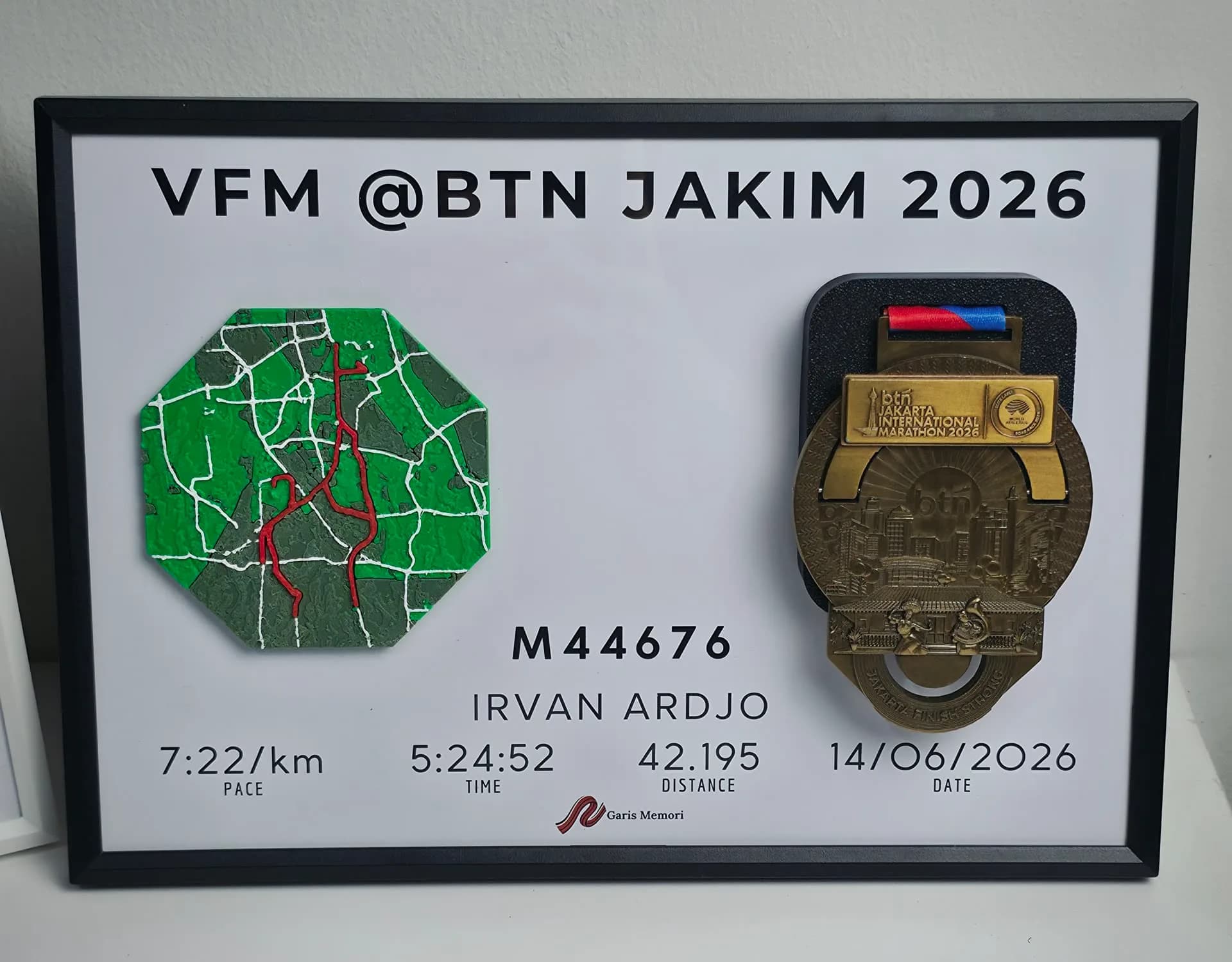 Rute + Medali Hitam