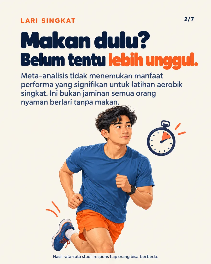 Pelari lari pagi singkat