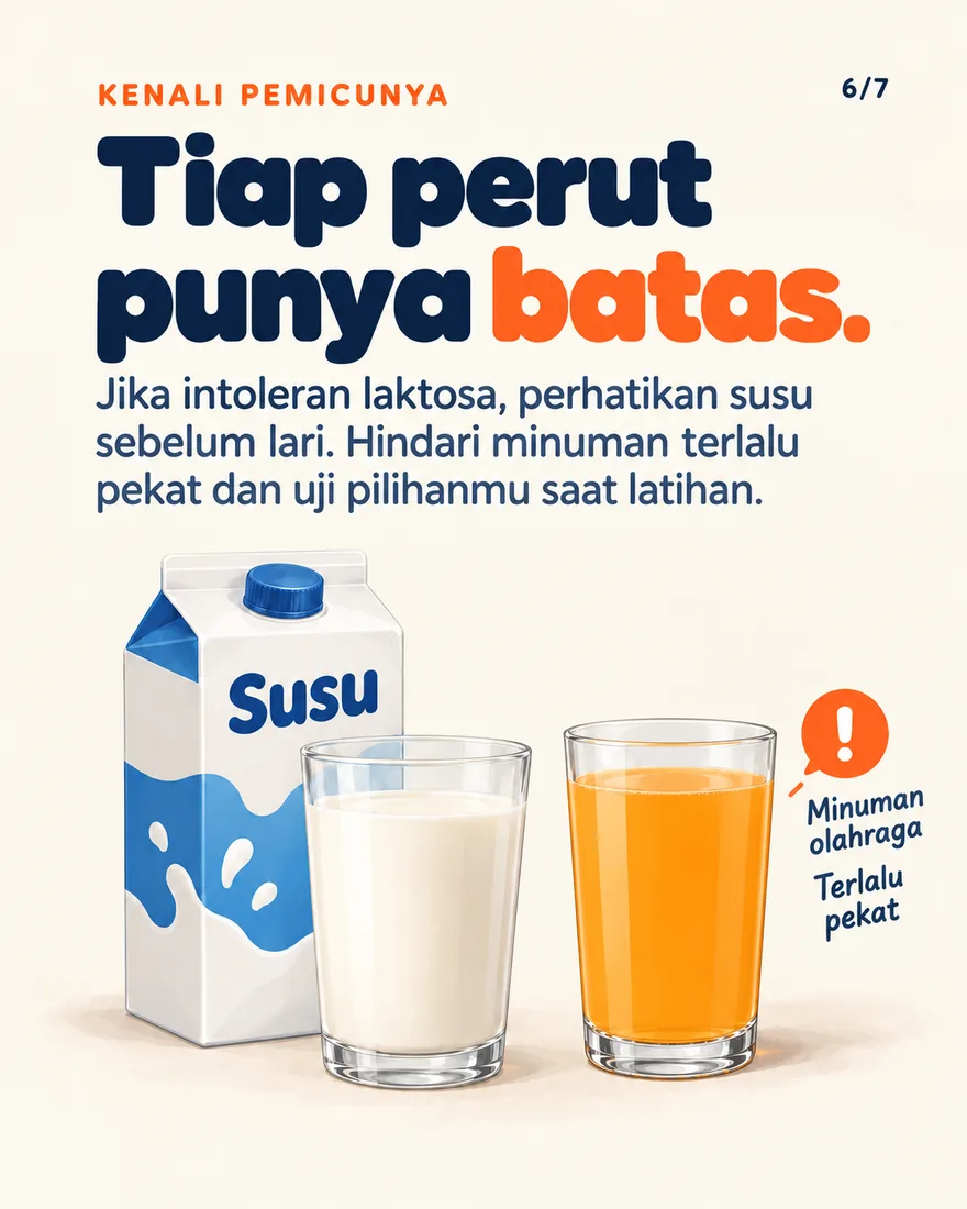 Susu dan minuman olahraga yang terlalu pekat